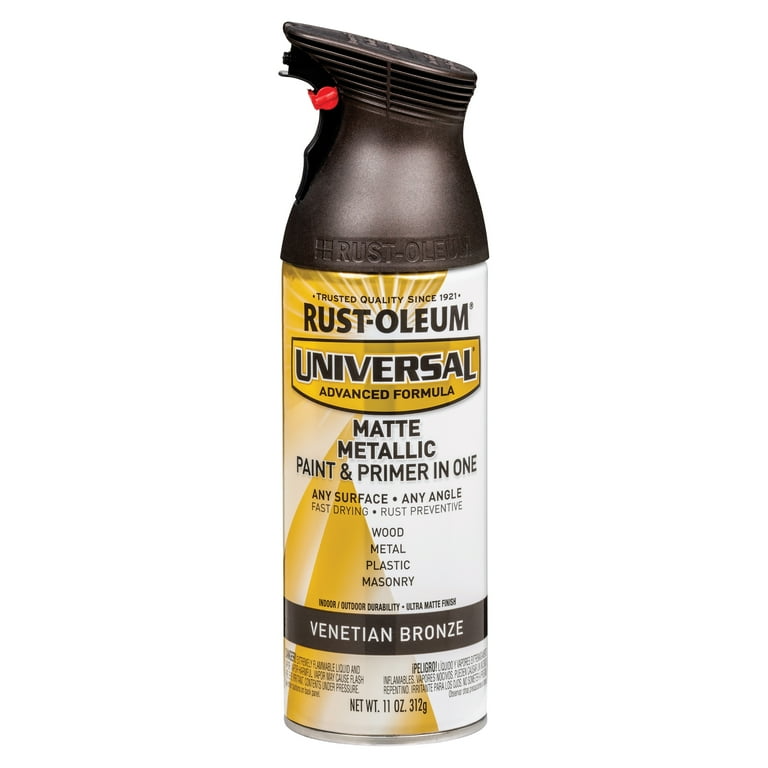 Rust-Oleum matte metallic spray paint in Venetian bronze for home improvement under $50 paint supplies