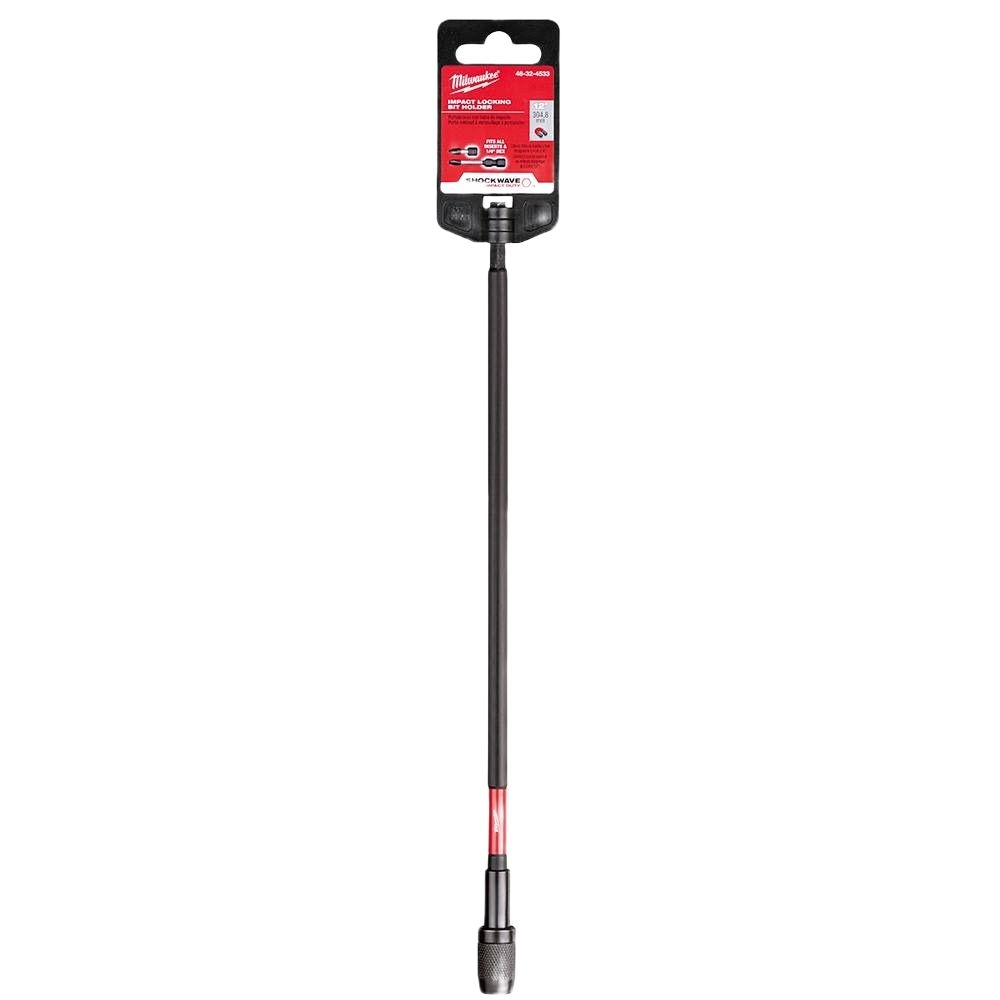 12-inch locking bit holder with auto-lock design for durable tool performance, part of Milwaukee power tool accessories under $50 collection