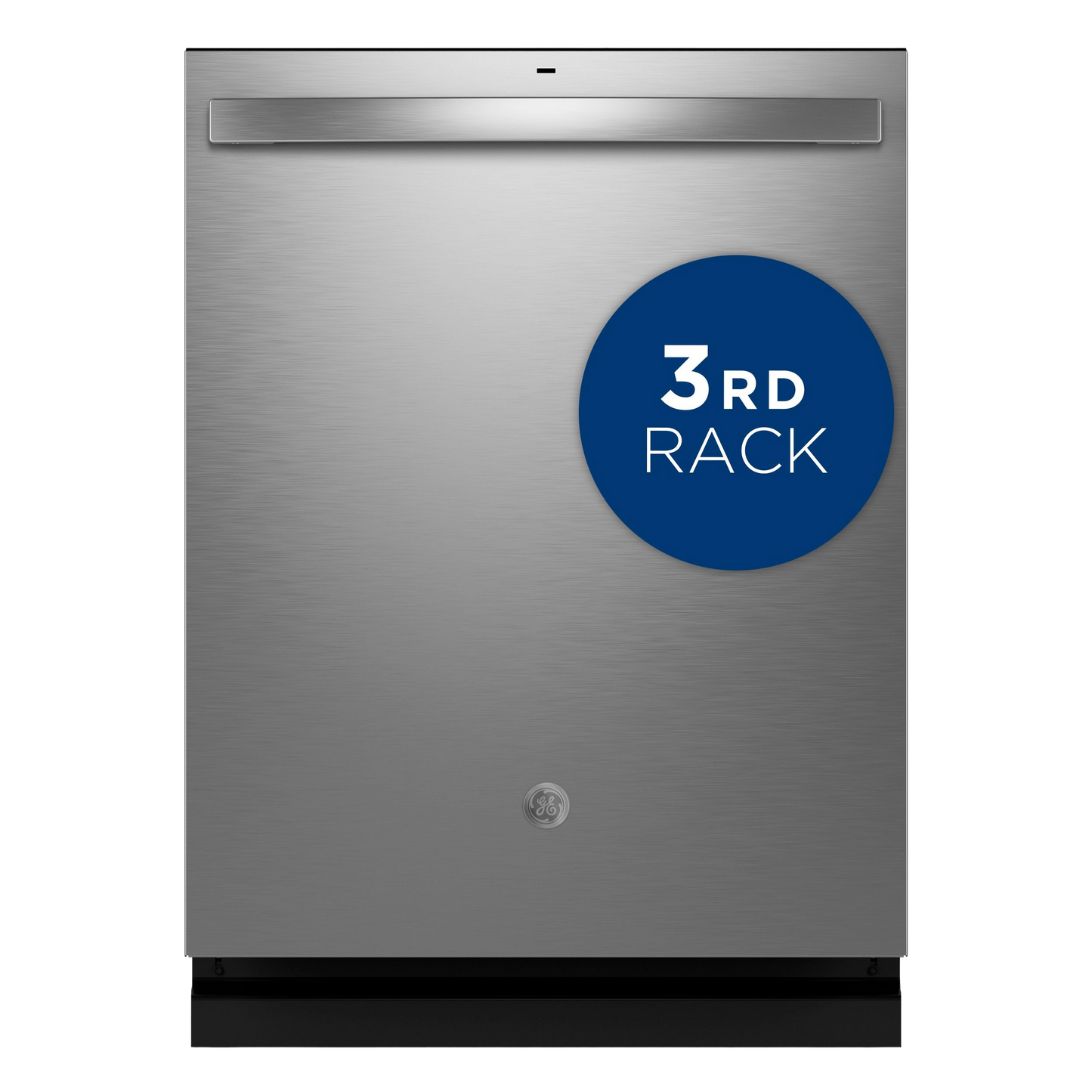 GE® ENERGY STAR® Fingerprint Resistant Top Control with Stainless Steel Interior Dishwasher with Sanitize Cycle