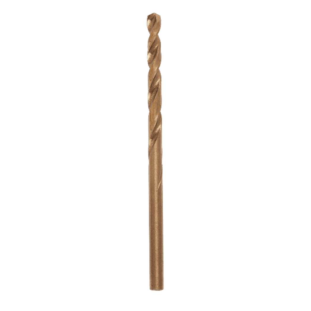 Cobalt drill bit with red helix design for durability in drill bits and power tool accessories collections under $50