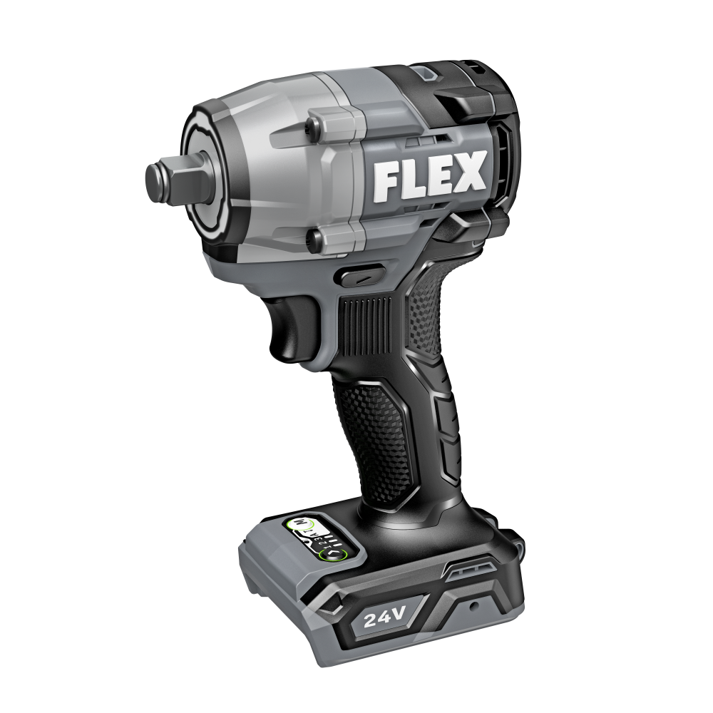 Compact 24V cordless impact wrench with ergonomic grip and durable housing, ideal for power tools and woodworking projects at Hartville Hardware.