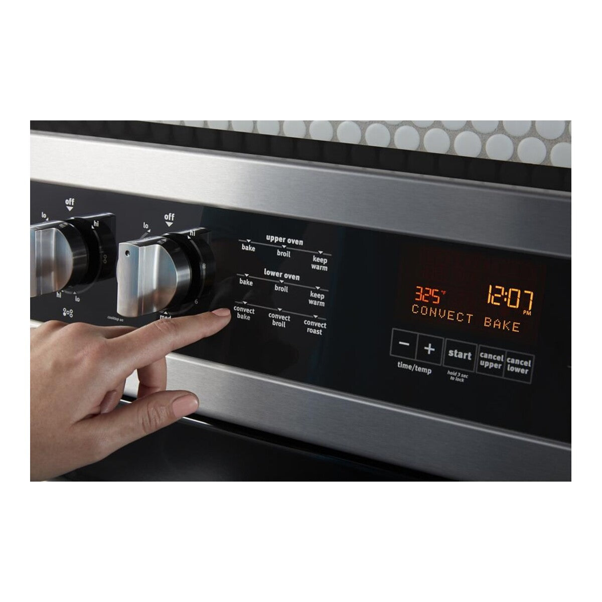 30-Inch Wide Double Oven Electric Range With True Convection - 6.7 Cu. Ft.