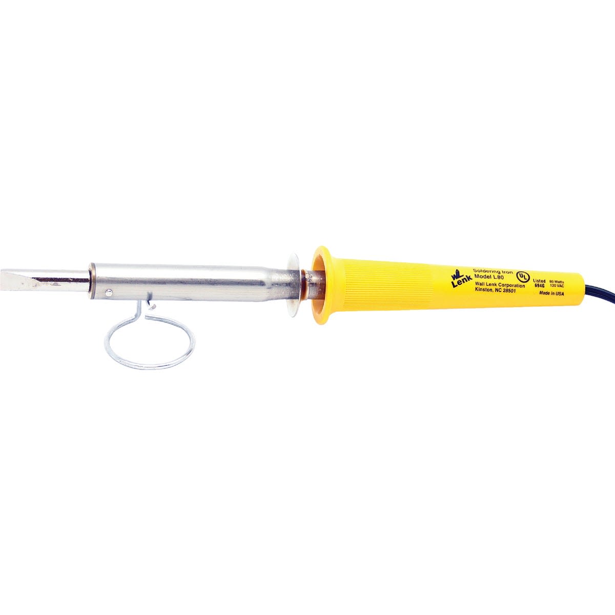 Heavy-duty electric soldering iron with yellow handle for plumbing and home improvement tools under $100 collections