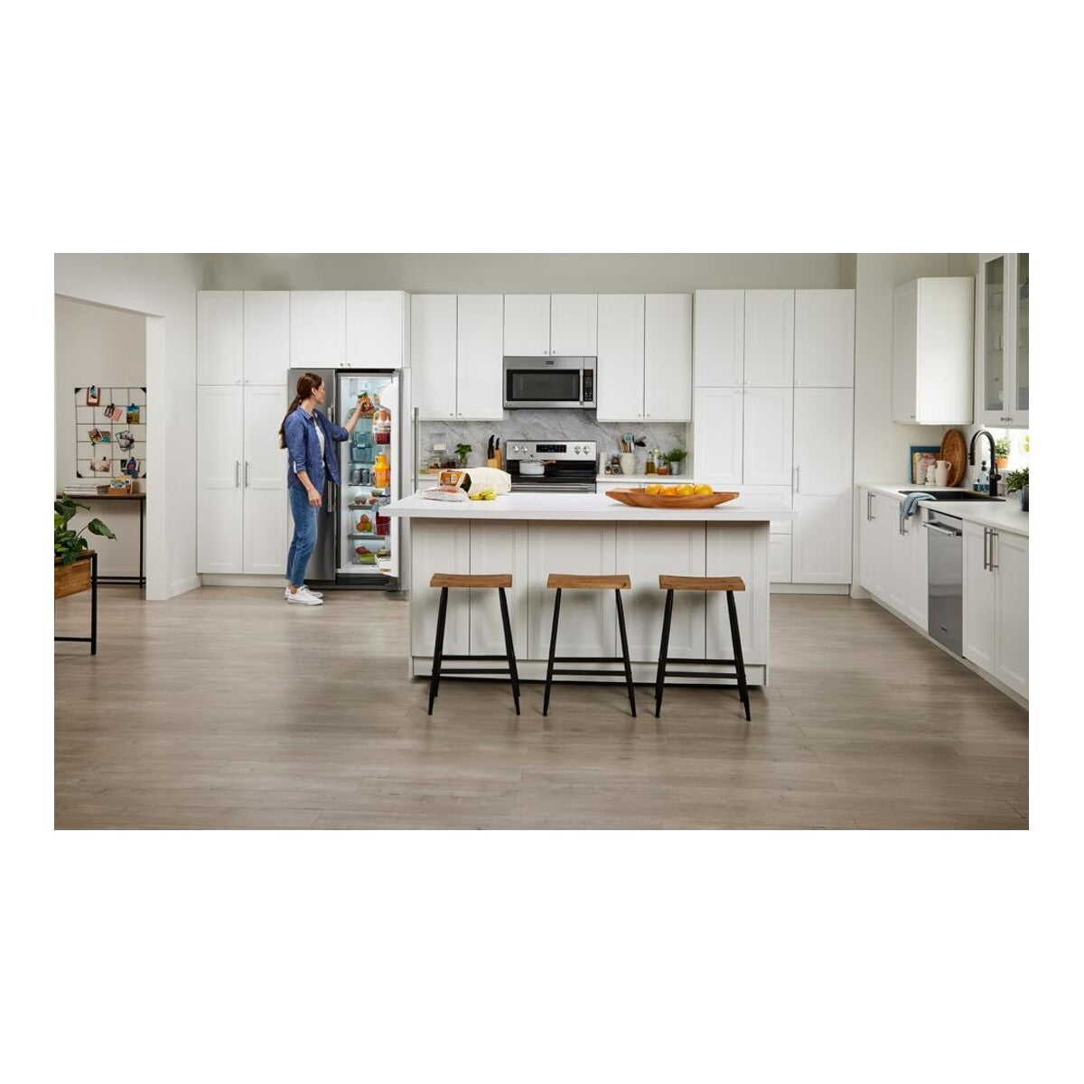 36-Inch Wide Side-by-Side Refrigerator - 25 Cu. Ft.