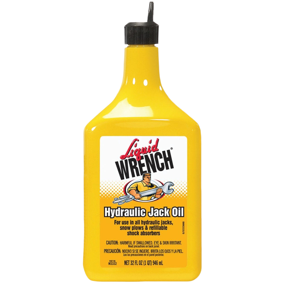 Yellow bottle of hydraulic jack oil for automotive and home improvement uses in fluids and lubricants collections