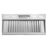 Stainless steel professional insert hood with custom controls, part of Thermador range hoods in Kitchen & Kitchenware collection