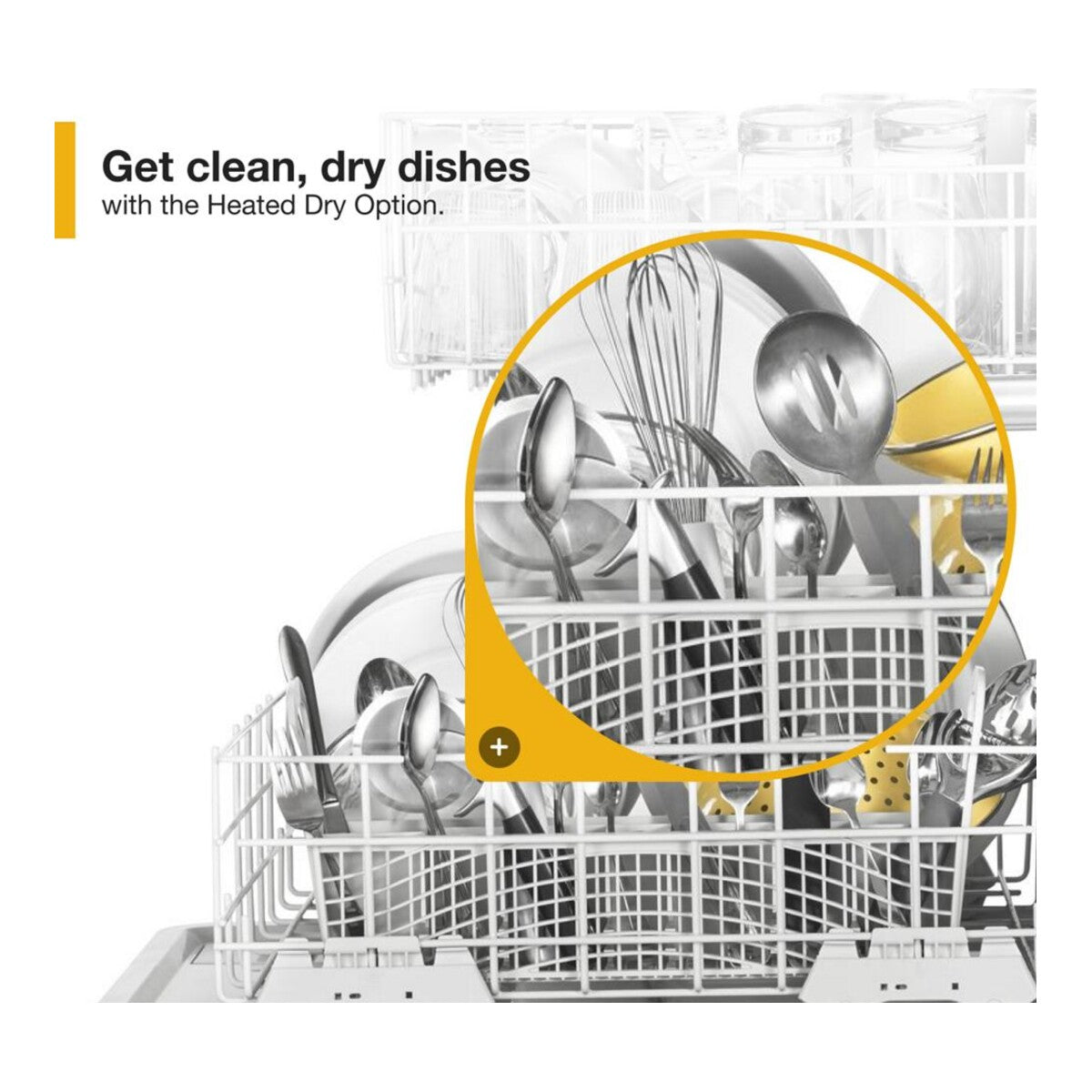 Heavy-Duty Dishwasher with 1-Hour Wash Cycle