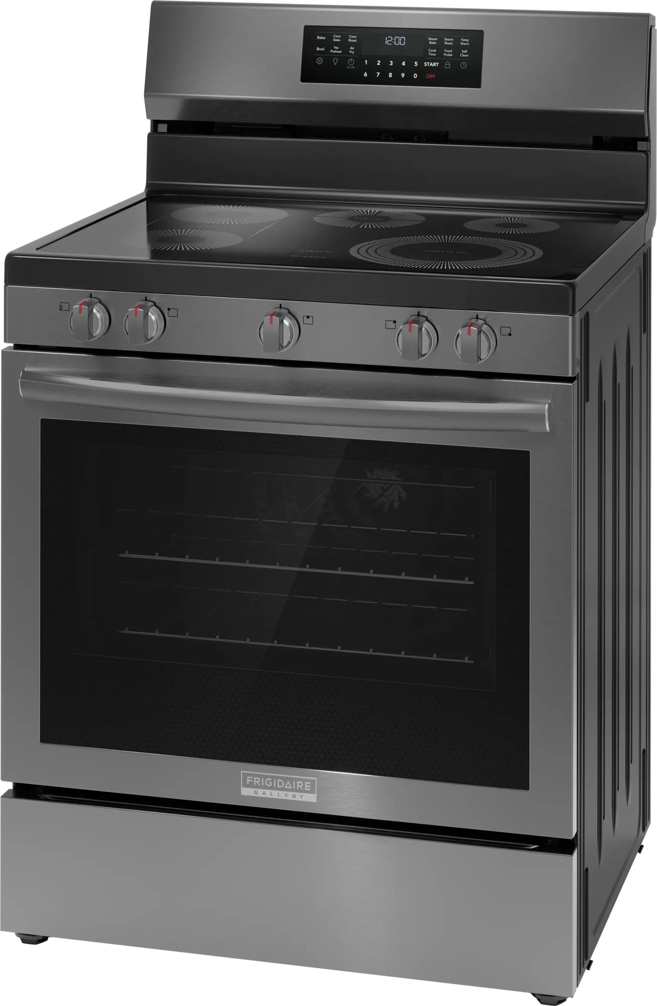 30" Rear Control Electric Range with Total Convection