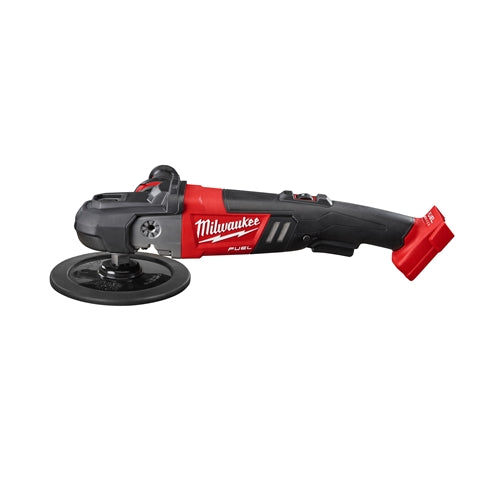 Cordless red and black variable speed polisher tool for home improvement and automotive use