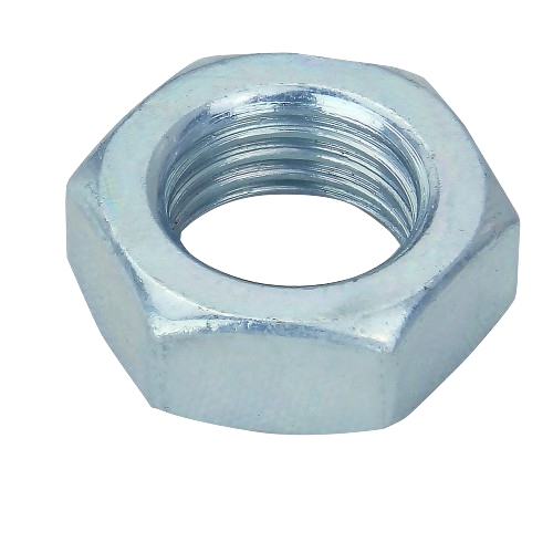 Hexagonal metal nut for 3/8 inch size, suitable for John Deere parts and hardware collections under $25 and $50
