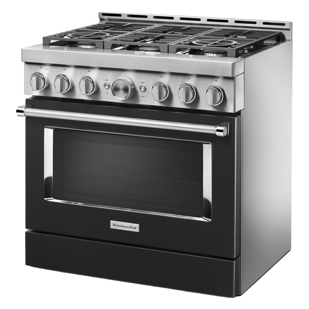 KitchenAid® 36'' Smart Commercial-Style Gas Range with 6 Burners