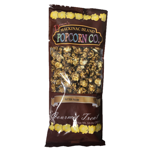Bag of 10 oz butter pecan flavored popcorn snack in Chips & Snacks and Food & Beverage collections under $50