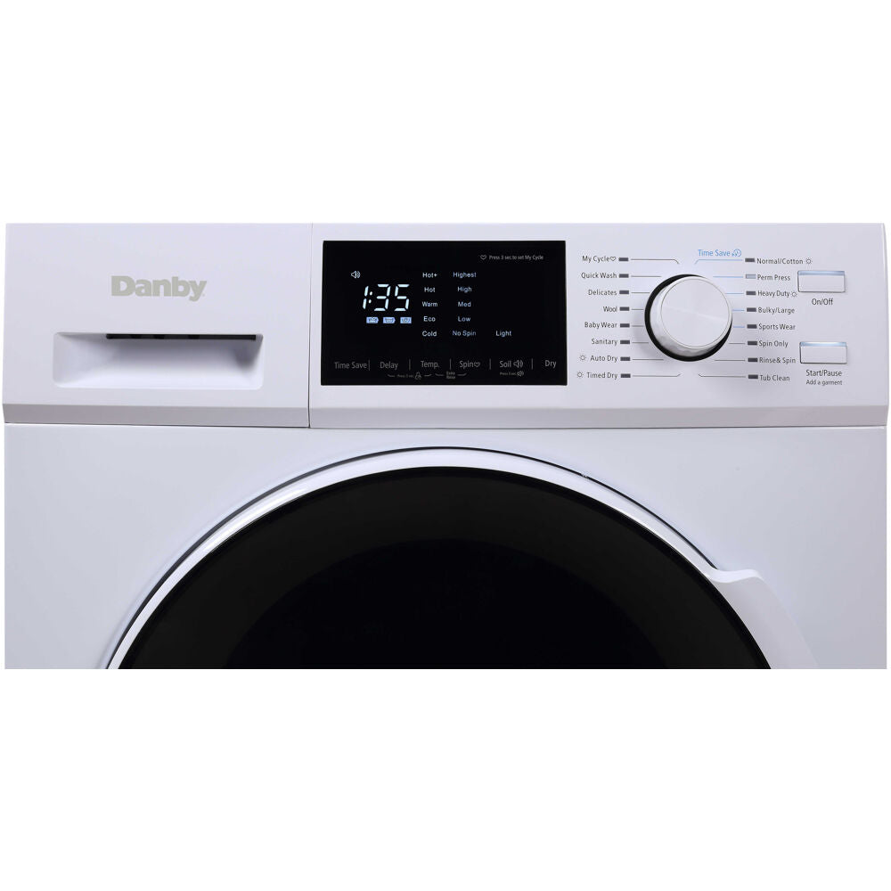 2-In-1 Laundry Combo, 16 Wash/Dry Programs, Digital Display, SS Interior