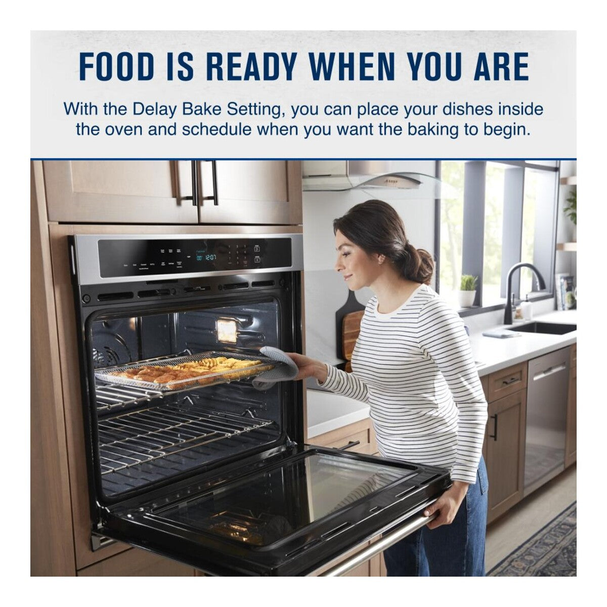 27-inch Single Wall Oven with Air Fry and Basket - 4.3 cu. ft.