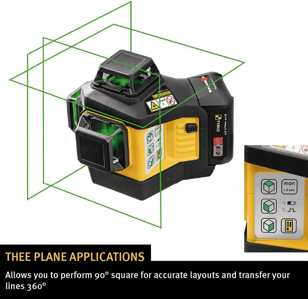 Stabila LAX 600 G 3-Plane Multi-Line Leveling Laser