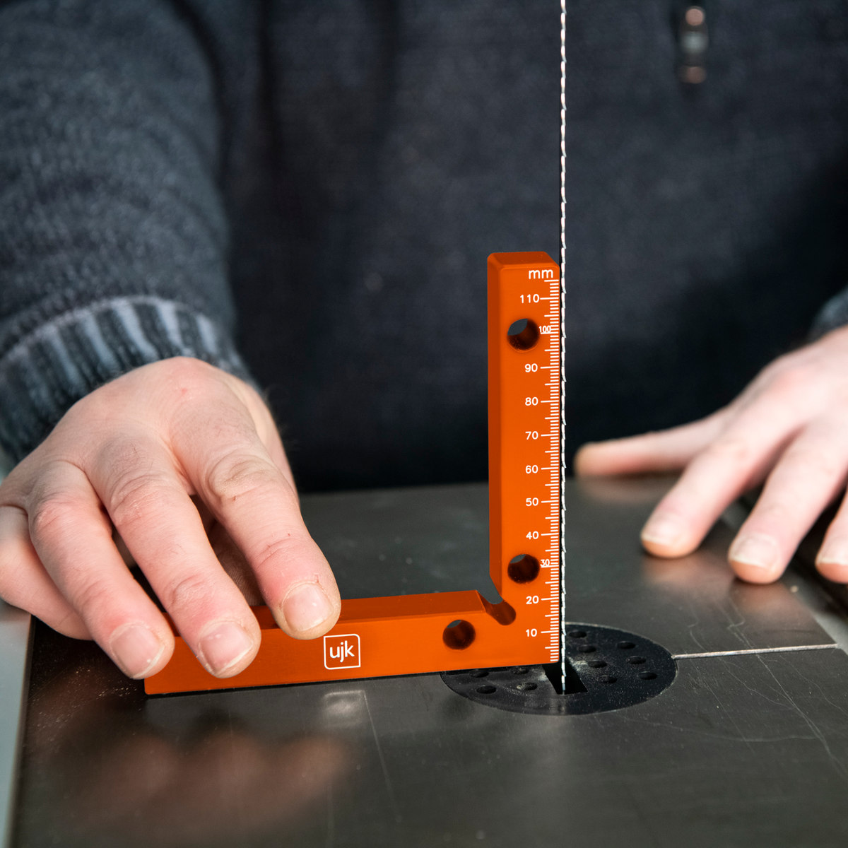 UJK Assembly Square 100mm with Clamping Holes(2)