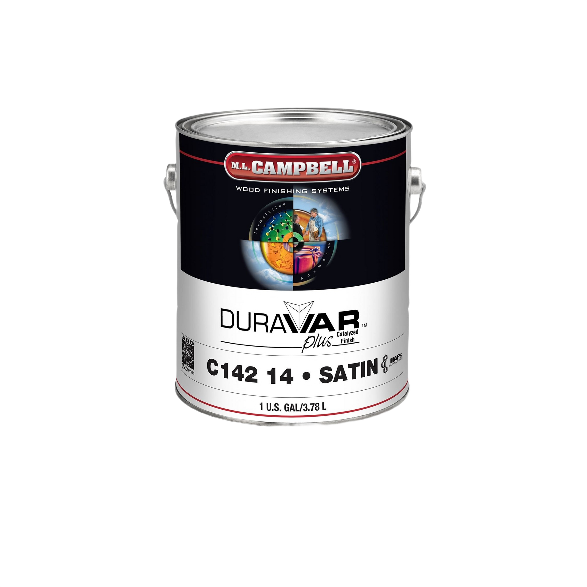 One-gallon can of clear satin furniture coating from Stains, Sealers & Finishes for home improvement projects