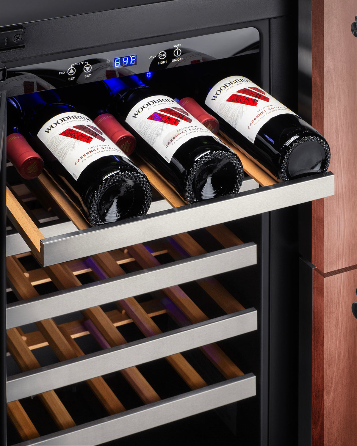 36" Wide Combination Wine Cellar & 2-Drawer Refrigerator (Panel Not Included)