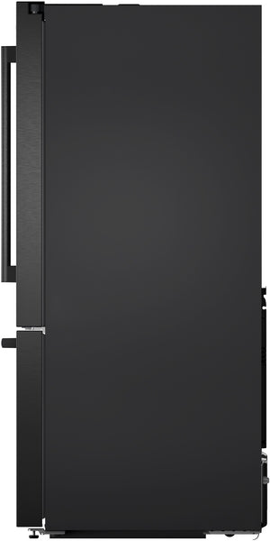 500 Series, French Door Bottom Mount Refrigerator, 36'', Black Stainless Steel