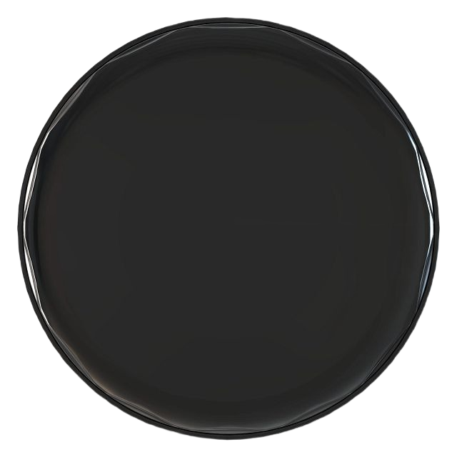 Round black metal engine oil filter with smooth surface for use in tools and home improvement projects