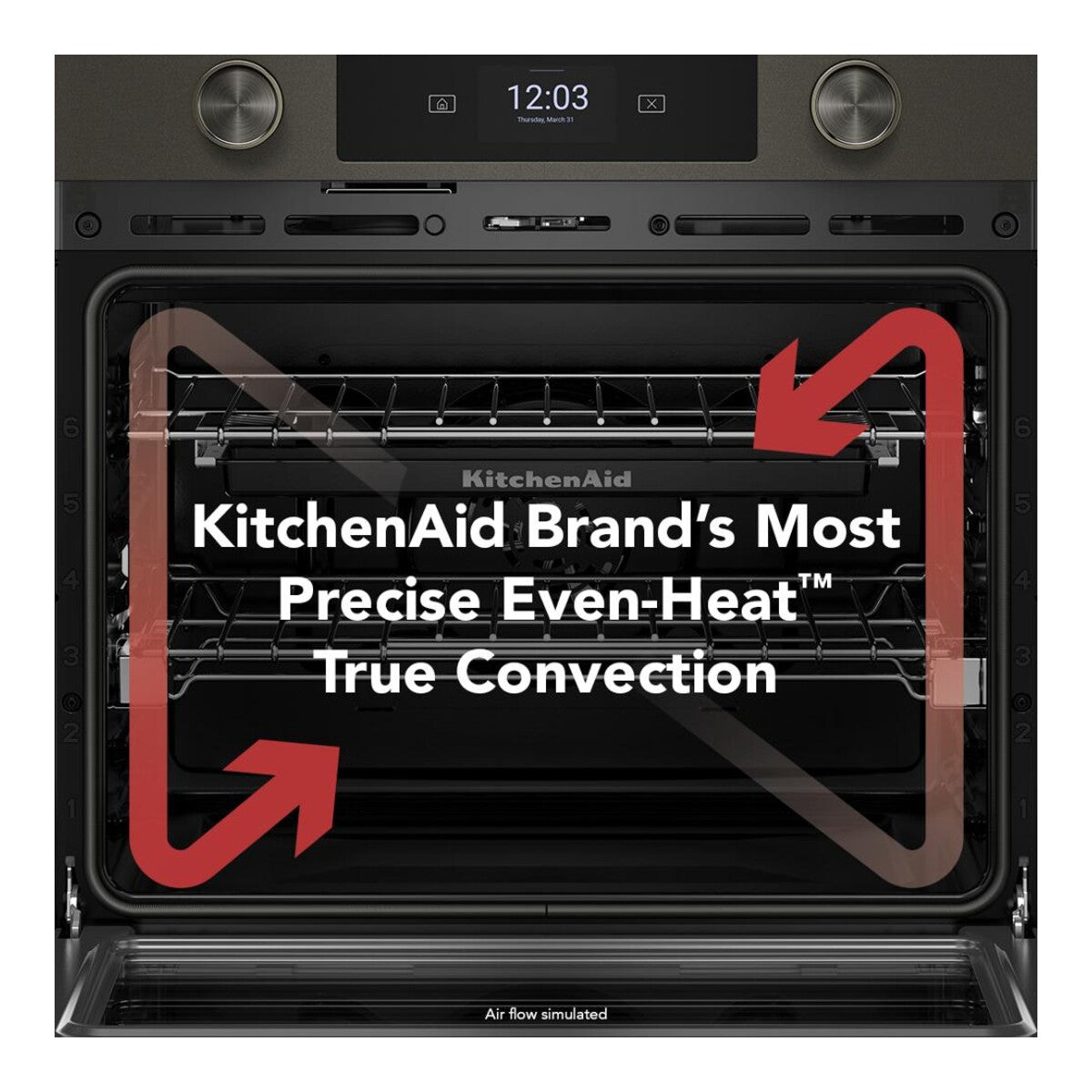 30-inch Smart Electric Double Wall Oven with Assisted Cooking Modes - Black Ore
