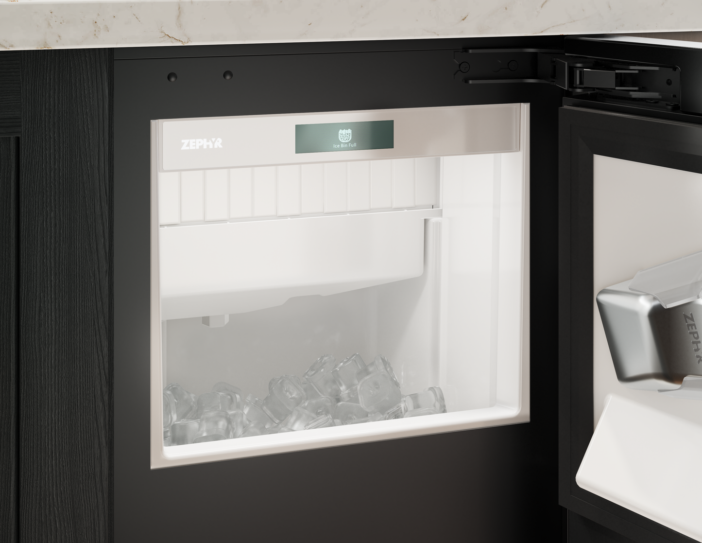 Presrv™ Gourmet Clear Ice Machine, 15in UC, w/Pump, Panel Ready