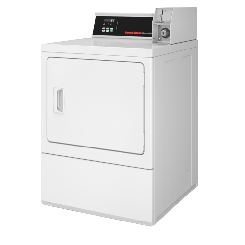 Rear Control Single Electric Dryer - Single Coin Drop (Not for Residential Use)