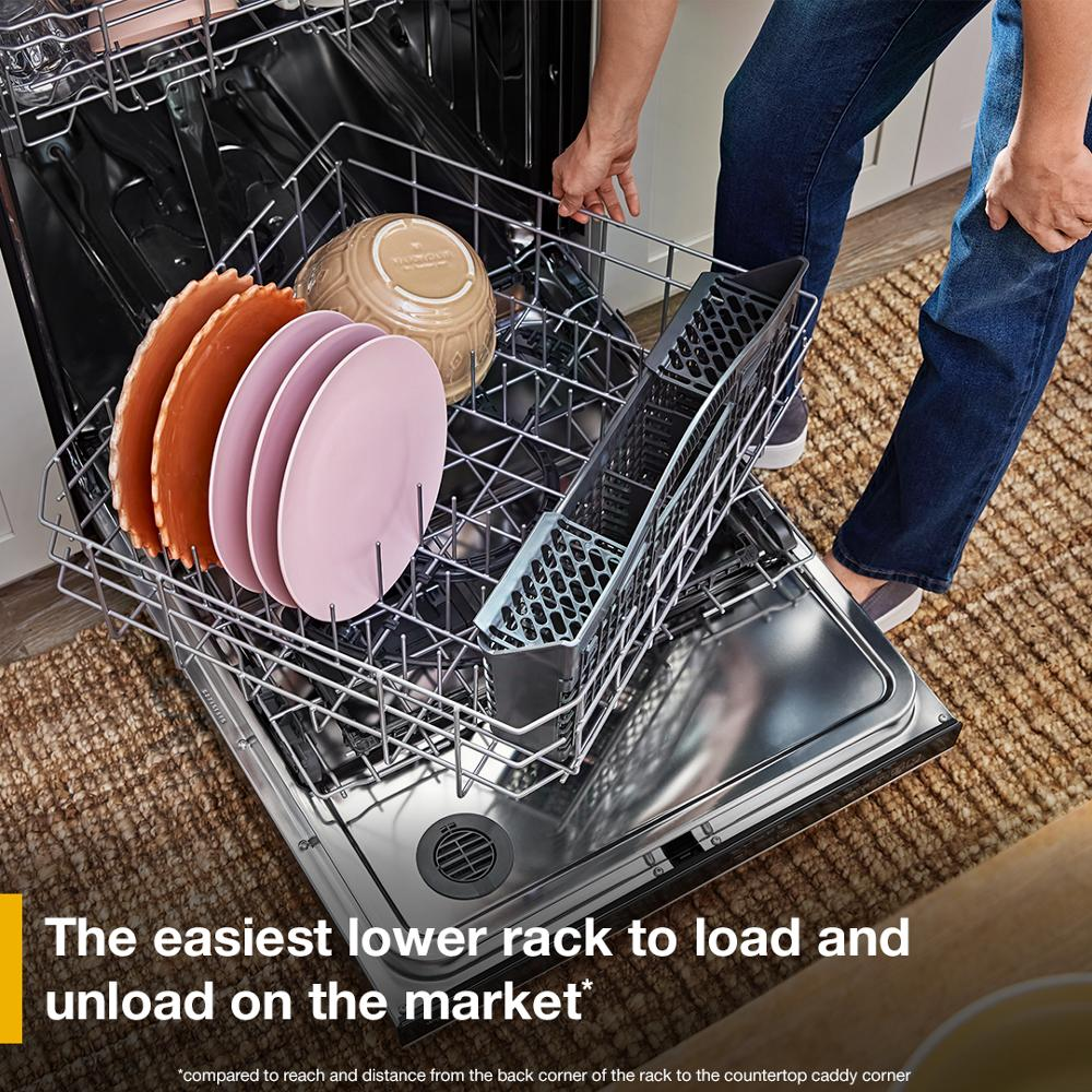 24" Stainless Steel Dishwasher with Spin&Load Rack and AI Intelligent Wash - 50 dBA