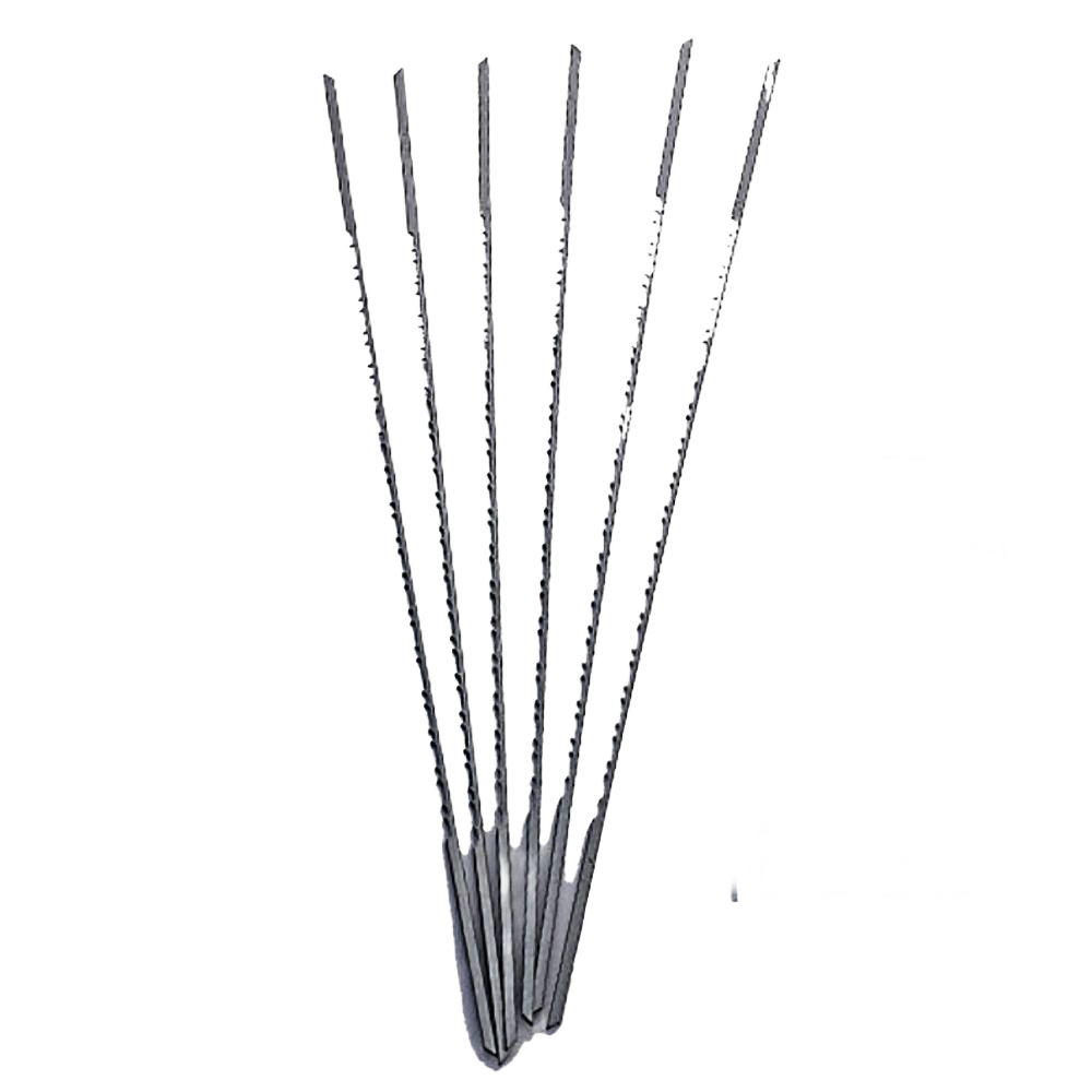 Set of thin double reverse tooth scroll saw blades for woodworking and power tool accessories collection under $50