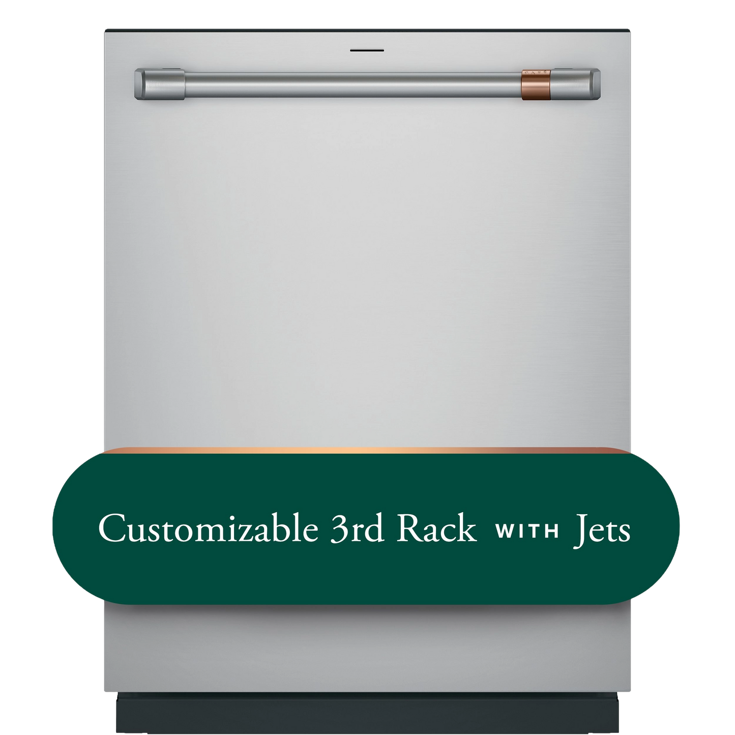 CAFÉ™ CustomFit ENERGY STAR Stainless Interior Smart Dishwasher with Ultra Wash Top Rack and Dual Convection Ultra Dry, 44 dBA