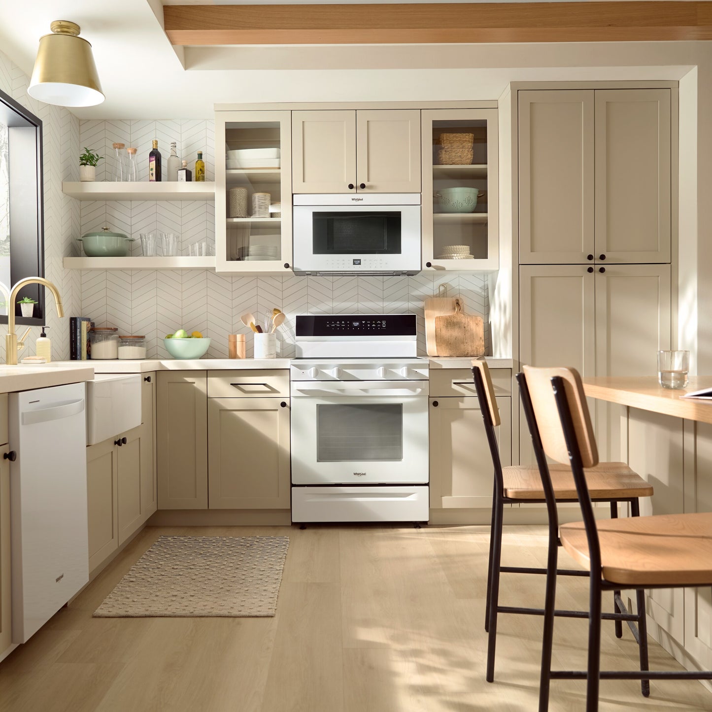 Air Fry Over- the-Range Oven with Flush Built-in Design