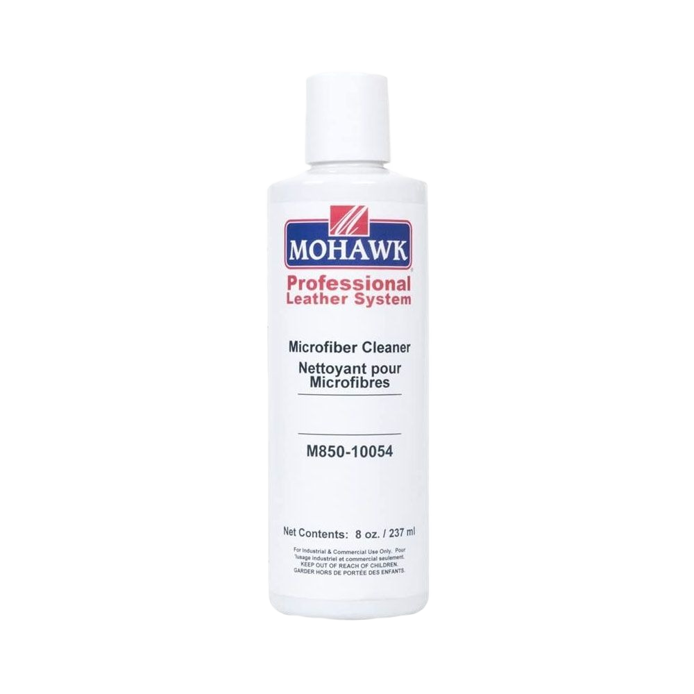 White bottle of Mohawk Professional Leather System microfiber cleaner in Stains, Sealers & Finishes collection under $50
