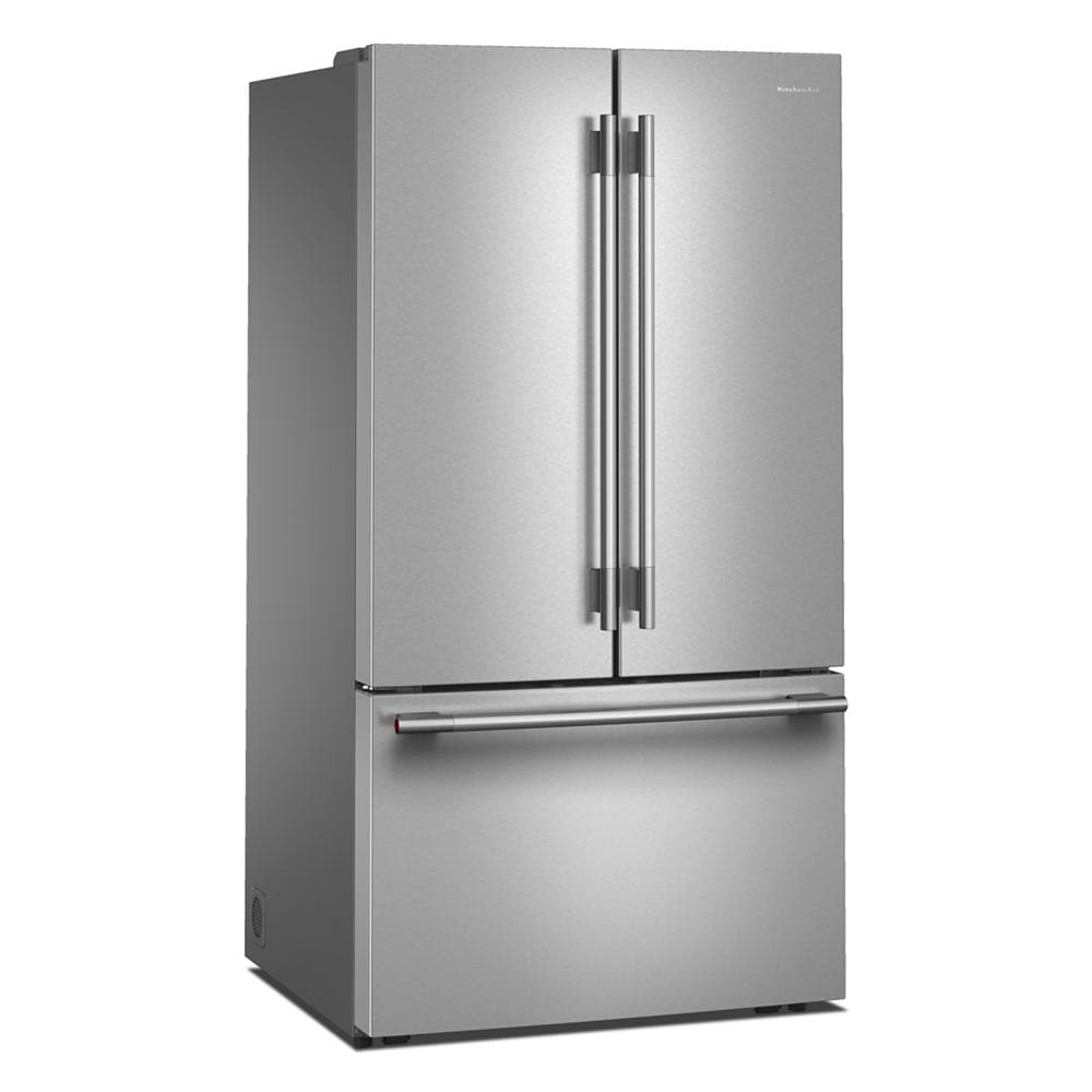 KitchenAid stainless steel 31 cu. ft. French door refrigerator with bottom freezer from Appliances collection