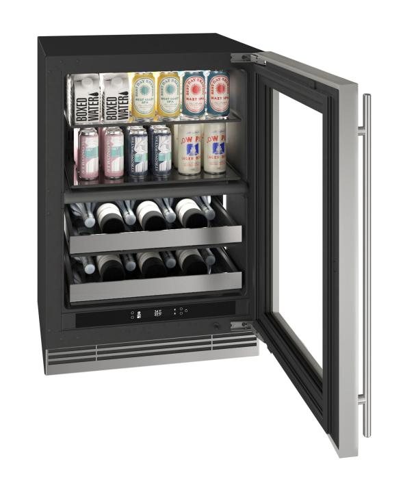 24" Dual-Zone Beverage Center