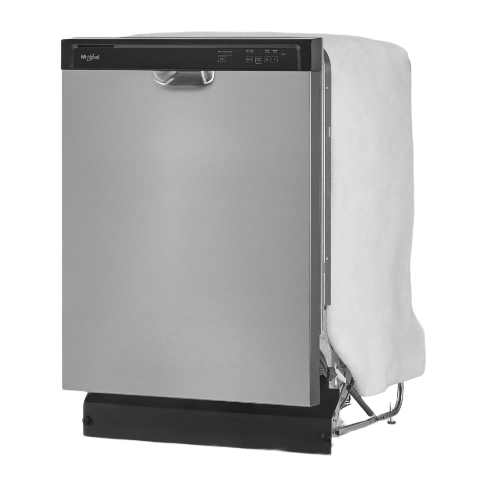 Built-in stainless steel ENERGY STAR® dishwasher with quiet operation and heated dry option in kitchen appliances collection