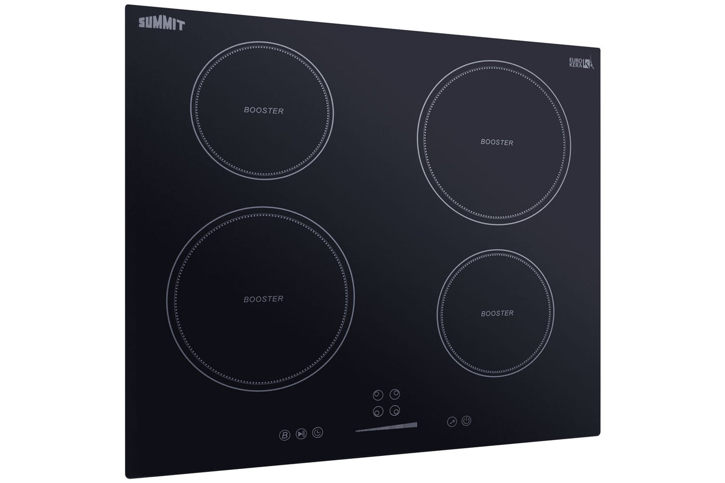 24" Wide 208-240V 4-Zone Induction Cooktop