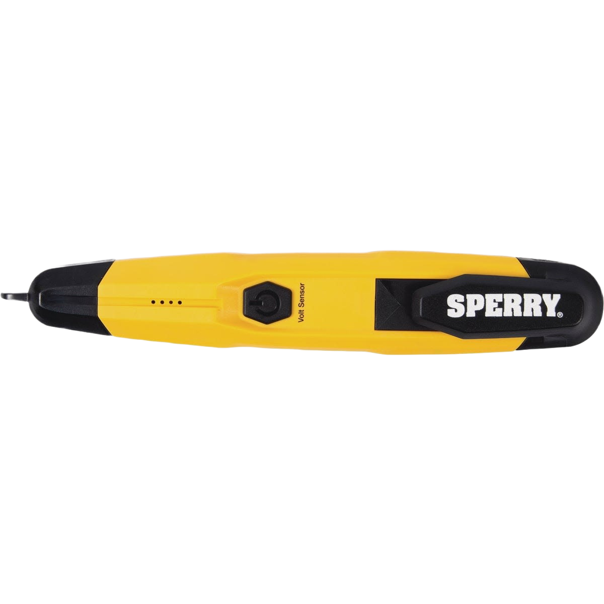 Yellow and black noncontact voltage sensor tool with clip for electrical testers and home improvement use under $50 collection