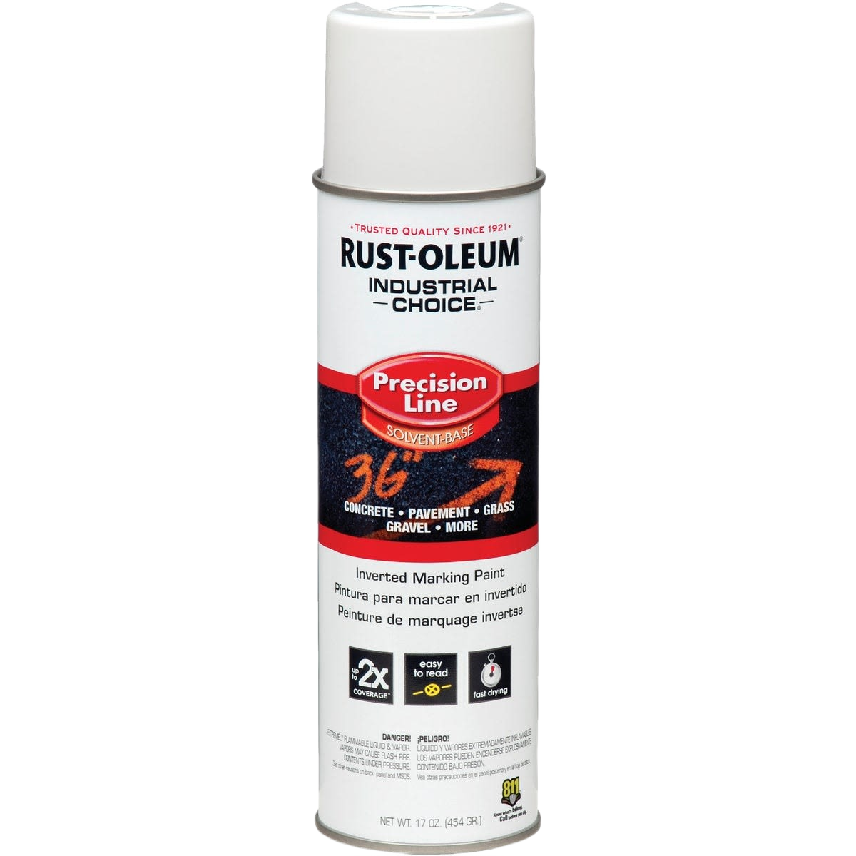 White inverted marking spray paint can for industrial use in spray paint and home improvement collections under $50