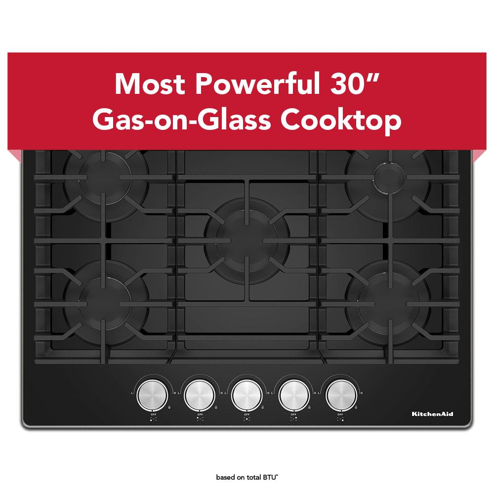 30" Gas-on-Glass Cooktop