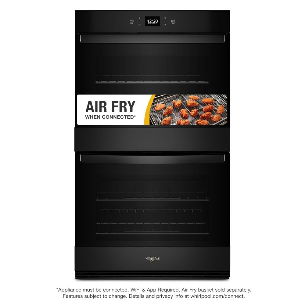 8.6 Total Cu. Ft. Double Wall Oven with Air Fry When Connected