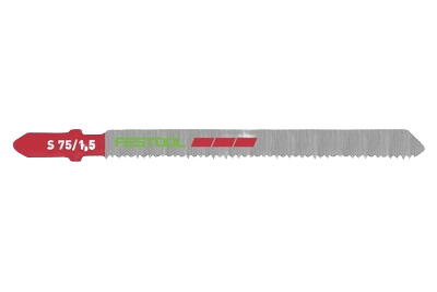 Festool specialty jigsaw blade with fine teeth and red shank for woodworking and power tool accessories under $100 collection