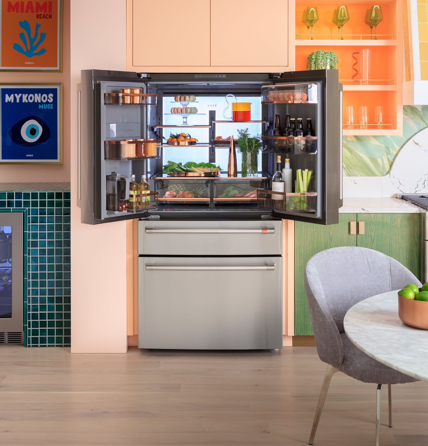 CAFÉ™ ENERGY STAR® 28.7 Cu. Ft. Smart 4-Door French-Door Refrigerator With Dual-Dispense AutoFill Pitcher