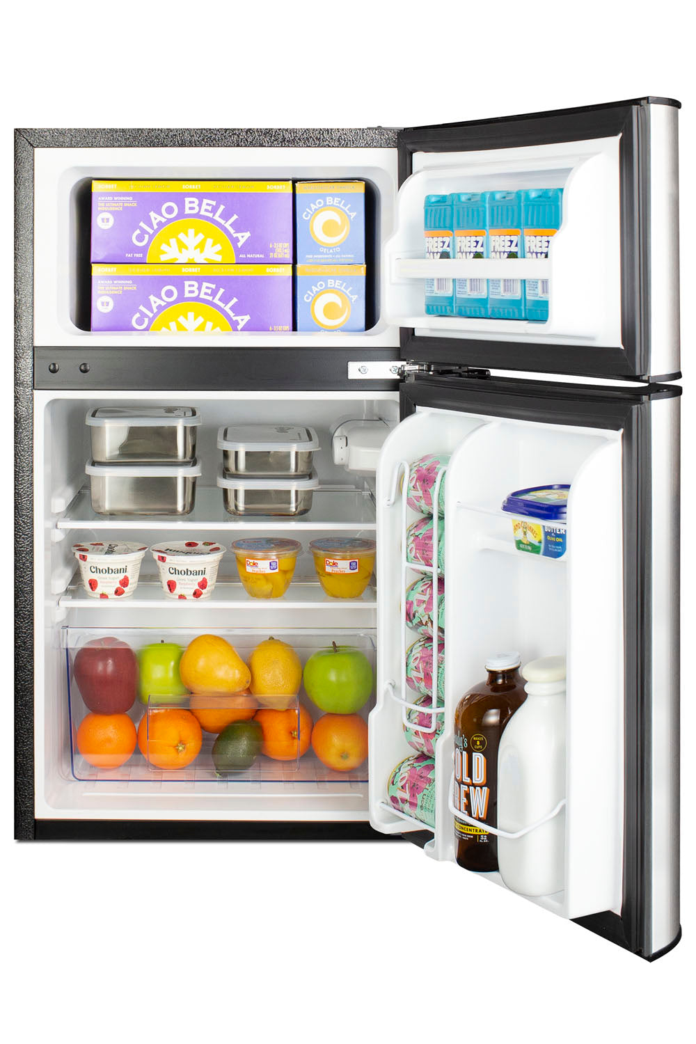 19" Wide 2-Door Refrigerator-Freezer, ADA Height