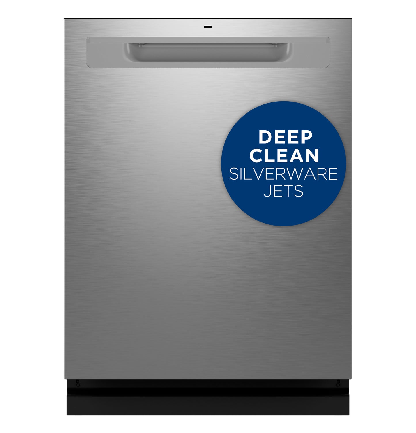 Fingerprint resistant top control dishwasher with stainless steel interior and deep clean silverware jets in dishwashers collection