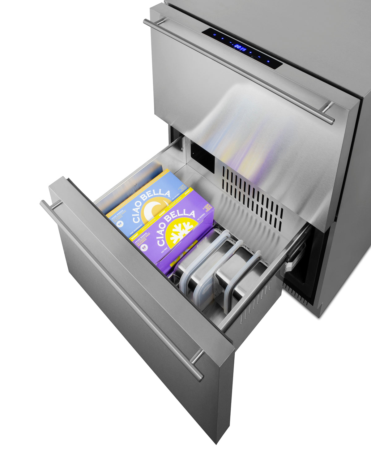 24" Wide 2-Drawer Refrigerator-Freezer, ADA Compliant