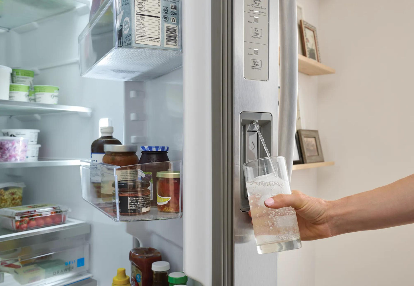 26 Cu. Ft. 36" Standard Depth Side by Side Refrigerator