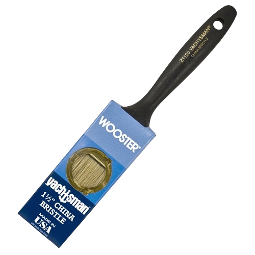 Wooster Yachtsman brush with white China bristle and rust-resistant steel ferrule in Paint Brushes collection under $50