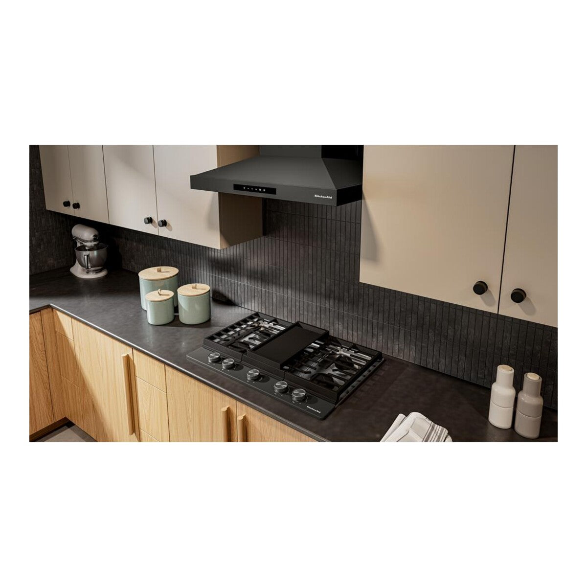 KitchenAid® 30 in. Gas Cooktop with 5 Burners and Integrated Wok Grate