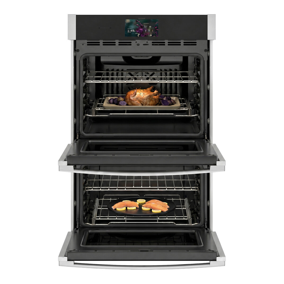 GE Profile™ 30" Smart Built-In Convection Double Wall Oven with No Preheat Air Fry and Precision Cooking