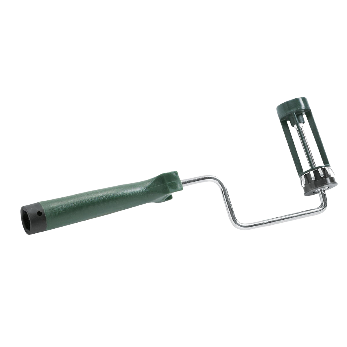 4-inch threaded roller frame with quick-release spring and fiberglass reinforced cage for painting and home improvement tools